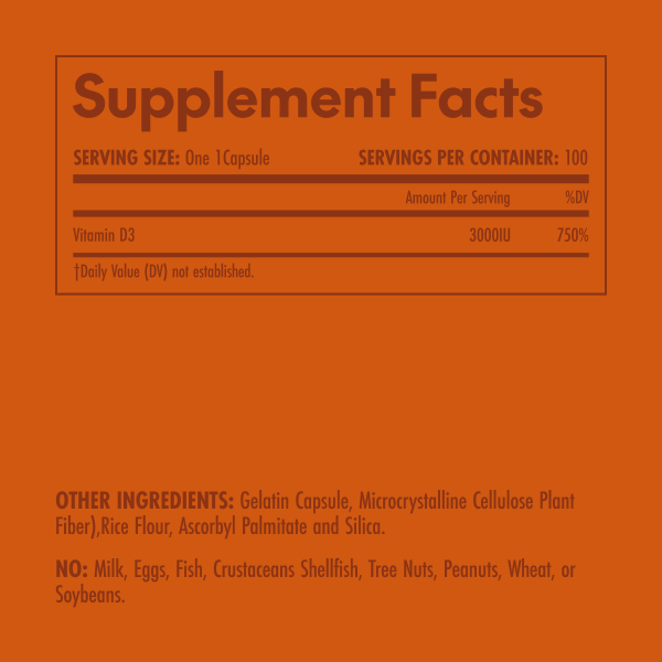 Olympian Labs Grape Seed 600 Supplement facts label on an orange background